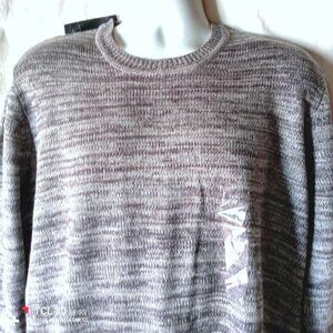 Men's Light Gray Crewneck Sweater Size Medium NWT